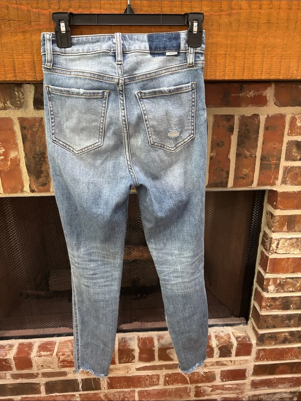 Skinny Women's Distressed Light Blue Jeans